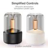 Candlelight Style Aroma Diffuser 120mL Mist Humidifier Warm White Night Light Quiet Essential Oil