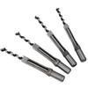 4pcs  Set 12.7?16mm Woodworking Square Hole Drill Bits Bearing Steel Square Hole Drill Bits
