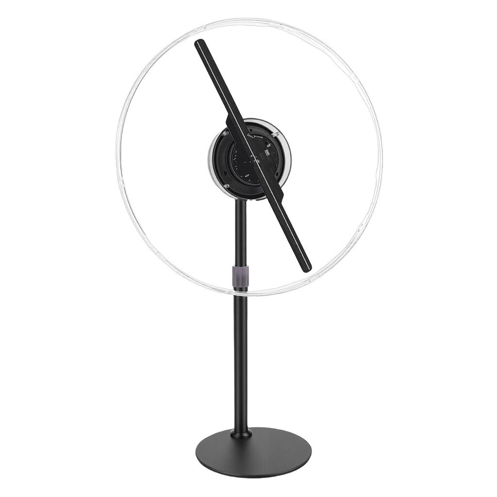 3D-Hologramm-Ventilator mit Abdeckung 12,59 Zoll 3D-Holografischer Ventilator-Projektor Werbedisplay mit Fernbedienung 234 LED-Perlen