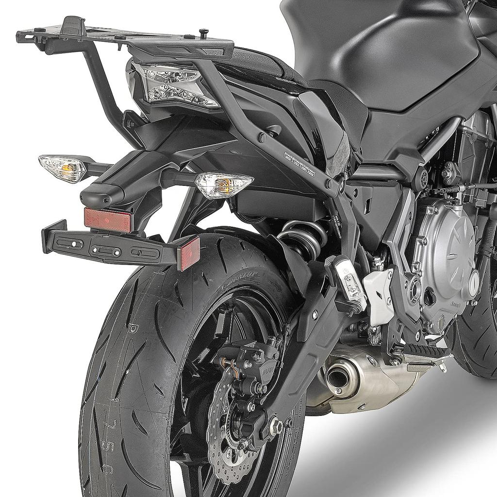 GIVI Motorcycle Top Case Fitting, Monokey/Monolock Compatible, for Z650 (2017-2020) and Ninja 650 (2018), Part Number 4117FZ 98811