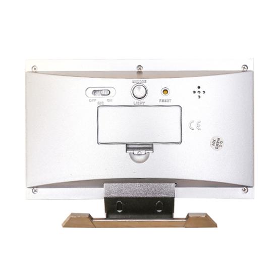 Sound Sensor Light Up LCD Digital Table Alarm Clock Calendar Temperature Display