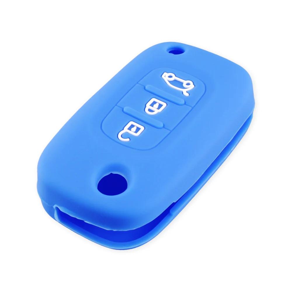 KEYYOU Silikonowy Pokrowiec na Kluczyk Dla LADA Vesta Granta XRay Kalina Priora Sedan Sport Dla Renault Fluence Clio Megane Dla Mercedes