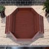 Tortoise Food Dish Small Reptile Bath Dish 2-in-1 Stain-Resistant Turtle Bathing And Feeding Tub For Snake Gecko Tortoise Tank