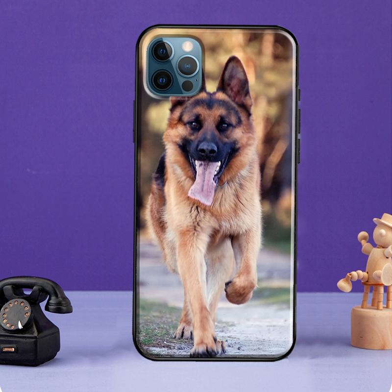 

Чехол с немецкой овчаркой для iPhone XR X XS Max SE 2020 7 8 Plus, чехол для телефона iPhone 11 14 12 13 Pro Max Mini iPhone 14Pro MAX