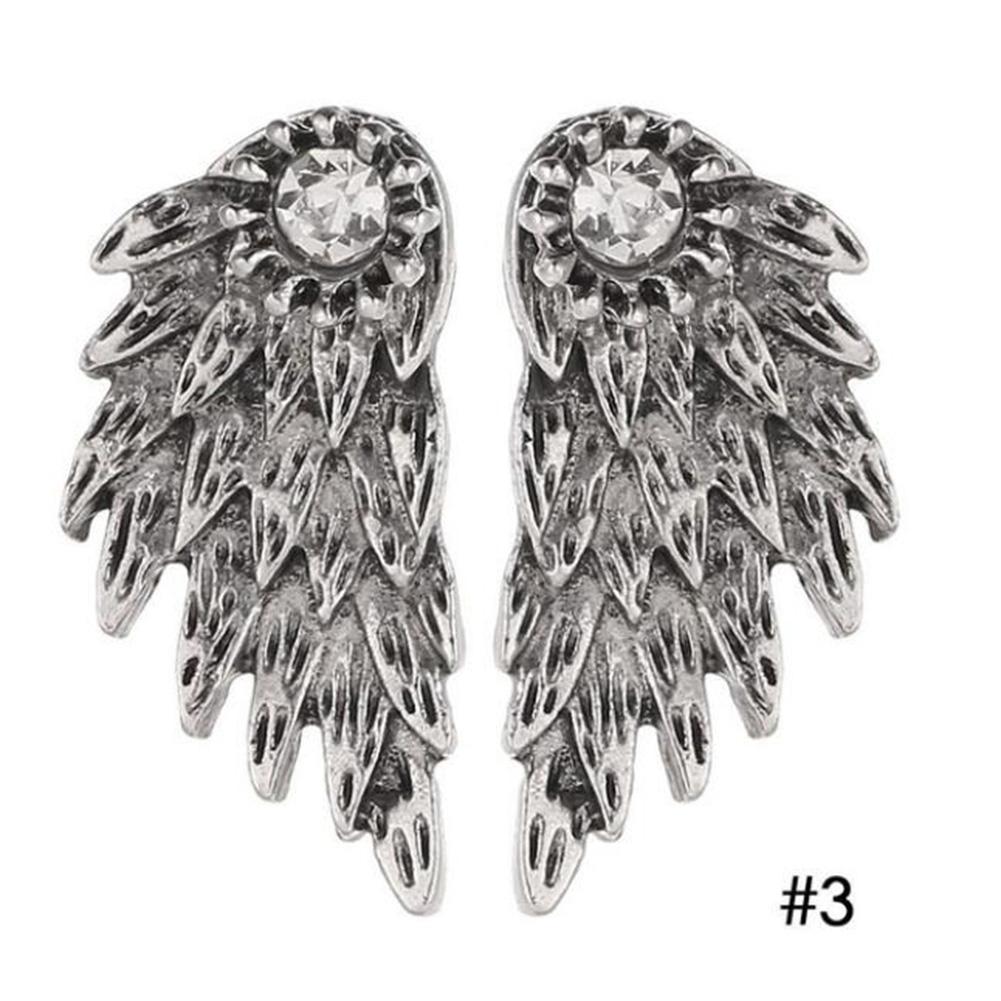 Unisex Fashion Angel Wing Earrings Fashion Wing Studs Unique Jewelry