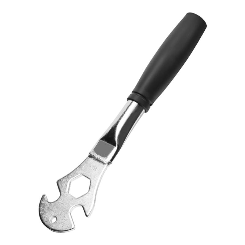 

Mountain Bike Pedal Wrench Long Handle Bikes Pedal Removal Tool Heavy Duty Carbon Steel Tool for Easy Installation