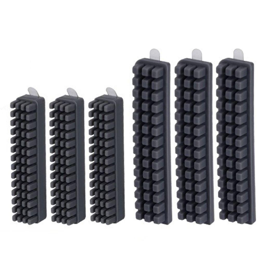 Mounted Design Silicone Brush Scrubber Function Nozzle Wiper Hotbed Mounted Brush  3D Printing