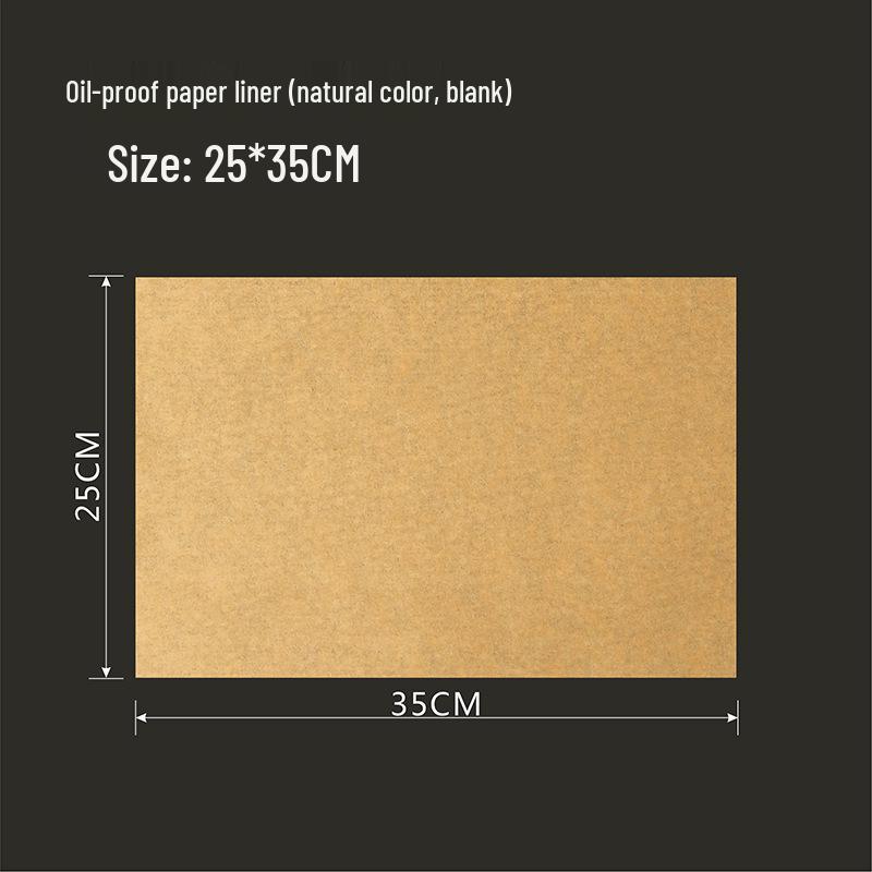 Thickened Oil-Proof Baking & Frying Paper for Oil Absorption and Food Wrapping