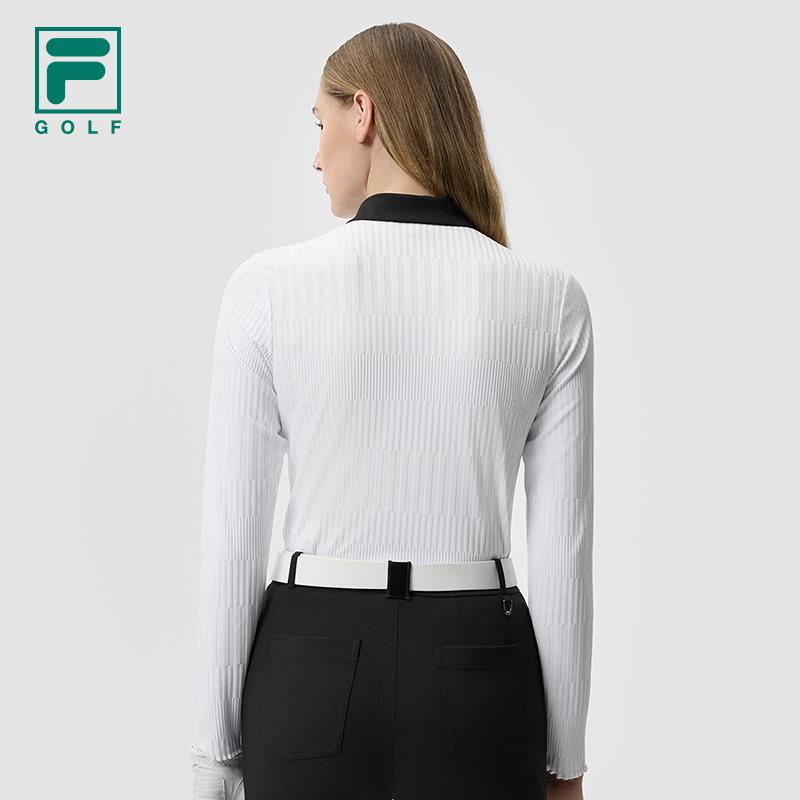 New FILA Long Sleeved Polo Shirt Unisex A11W515206F