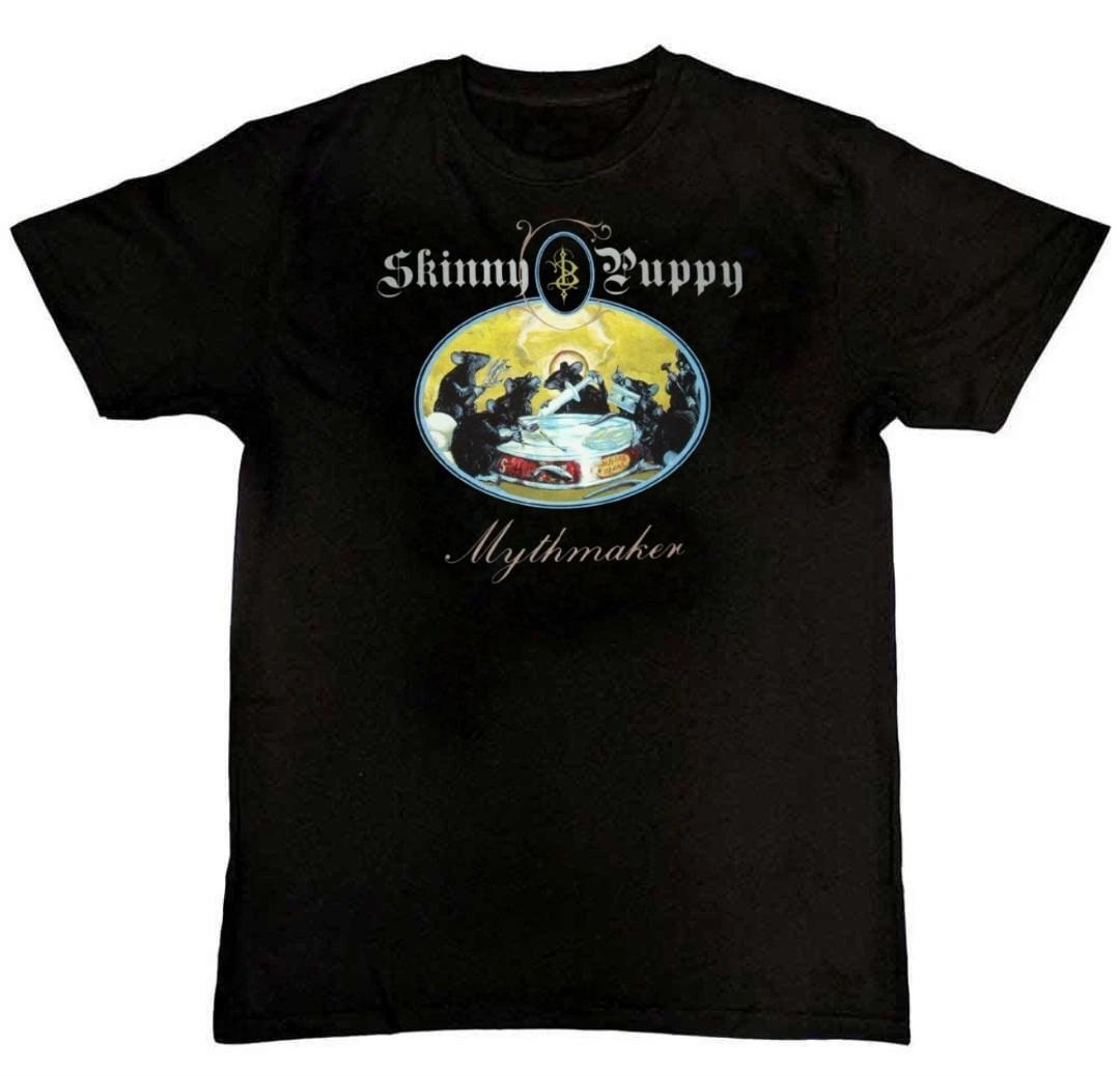 Rare Skinny Puppy Band Mythmaker Graphic Mens T-Shirt S