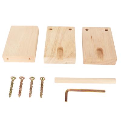 Porta Gomitoli in Legno Lungo 13 cm Robusto Levigato Rotante Facile da Montare Dispenser per Gomitoli per