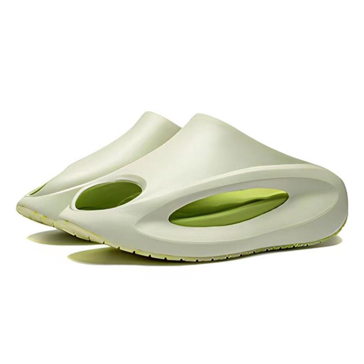 Li Ning Yun You Slay Quiet Abrasion Resistant Slide Slippers Unisex Apple Green AZST001-8