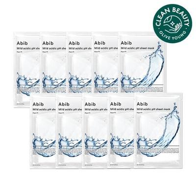 Mildly Acidic pH Sheet Mask Aqua Fit 10 Sheets