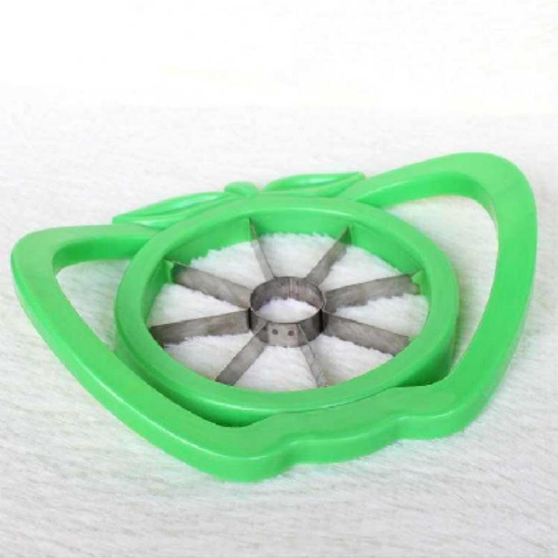 Kitchen Cutting Tool with Handle, Apple Cutting Machine, Multifunctional Stainless Steel Cored Fruit Slicer
