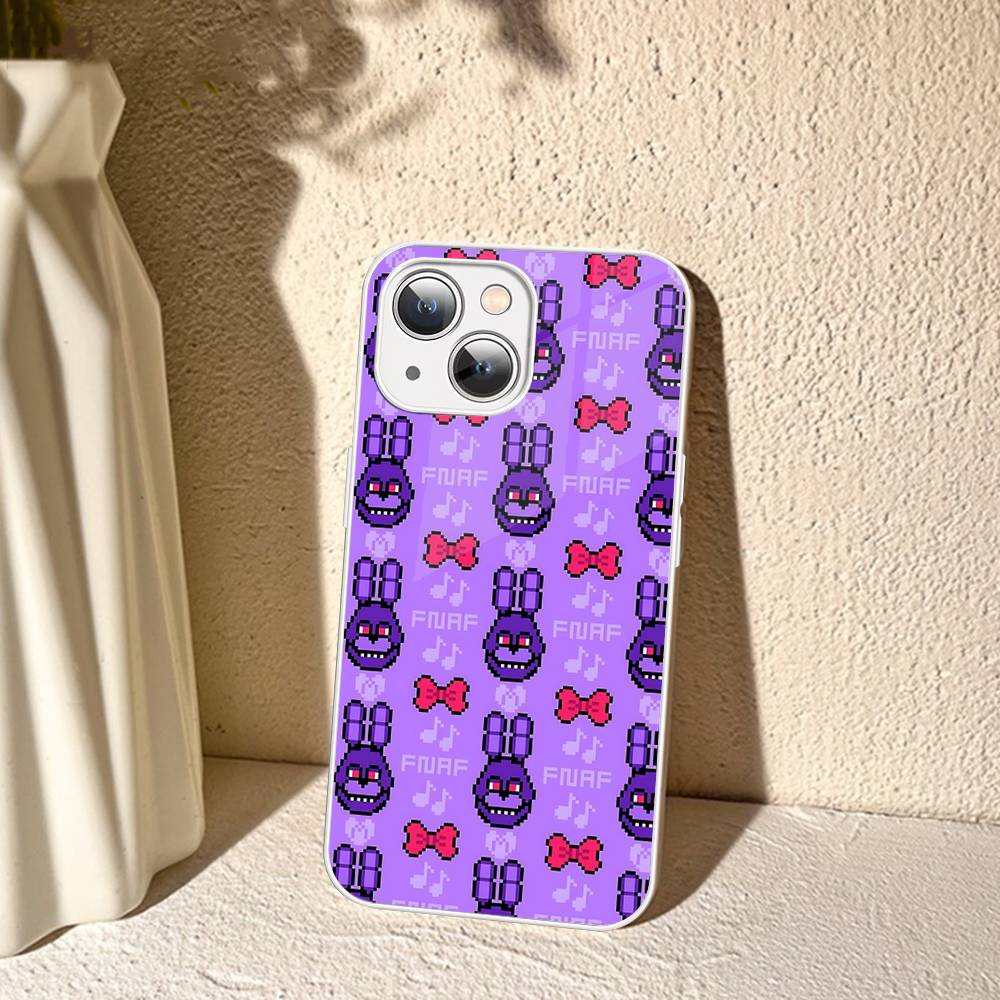 

F-FNAF Five-nights-At-Freddys Tempered Glass For Iphone 14 13 12 11 Pro Mini XS MAX 14Plus X XS XR Fundas iphone 14pro max