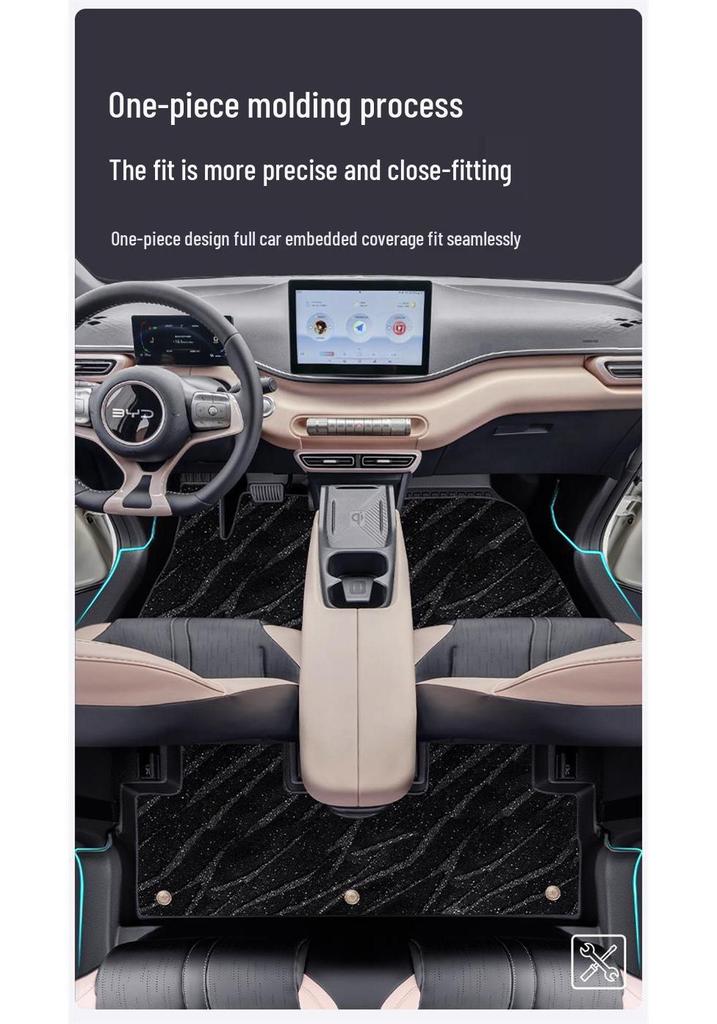 2025 BYD Seagull Dolphin TPE Full Coverage Smart Driving Floor Mats