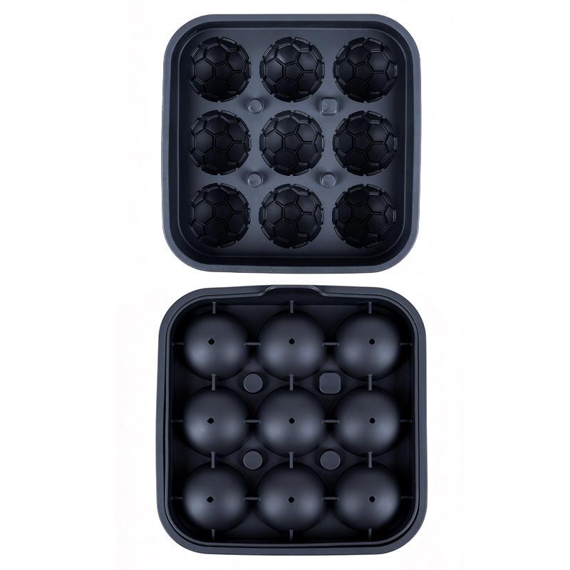 Ice Cube Shape Football Ice Cube Mold Silicone Football Silicone Ice Cube Mold Bar Whiskey Accessories Silicone Molds Gifts