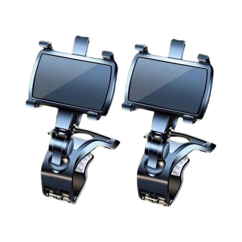 Universal Car Phone Mount for Dashboard, Console, Rearview Mirror - Multi-functional Navigation Holder