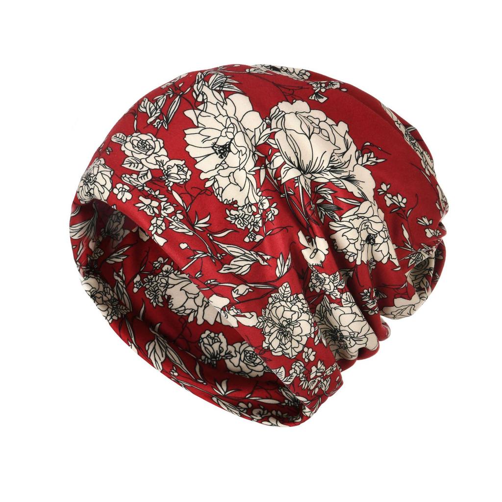 Multifunctional German Velvet Slouchy Beanie – Warm, Knitted Hat for Large Head Circumference