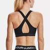 (WMNS) Under Armour Crossback Mid Sports Bra Asia Sizing 'Black Jet Gray' Women's 1361034-001