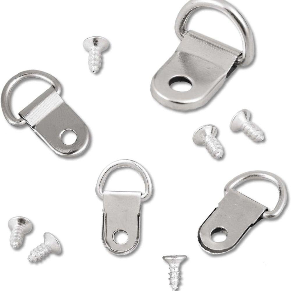 Triangle Hook Photo Frame Hooks 50pcs Screws Photo Frame Hardware Oil Painting