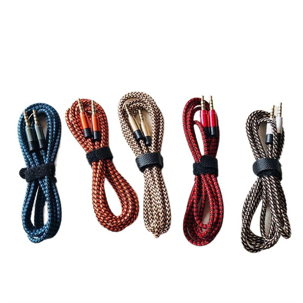 MP3 3.5mm Male to Male 4 Poles Cable 3.5mm Audio Cable Audio Adapter Cord AUX Cord Car AUX Cable