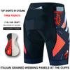 Three-Pocket Cycling Shorts Summer Bicycle Silicone Cycling Pants Quick-Dry Breathable Road Bike Mountain Biking Apparel