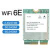 MT7922 WiFi 6E Card 6GHz/5GHz/2.4GHz  Triple Band Networking Adapter Bluetooth-Compatible 5.2 M.2 Interface