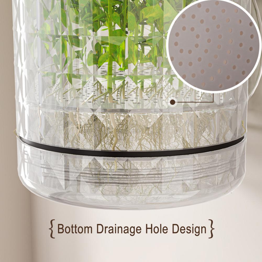 15cm Self Watering Wall Planter Wall Mounted Flower Pot With Reservoir Drainage Holes Decorative Plant Pot For Room Outdoor Use