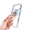 For Apple 17 Transparent Magnetic Phone Case Holder for Apple Phone Case Strong Magnet Simple High-end Classic Trend