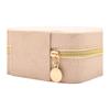 Sophia Classic Velvet Jewellery Box - Champagne