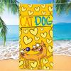 C-Catdog Towel Polyester Beach Towel Quick Dry Sand Free Bath Towel For Summer Pool Travel Vacation