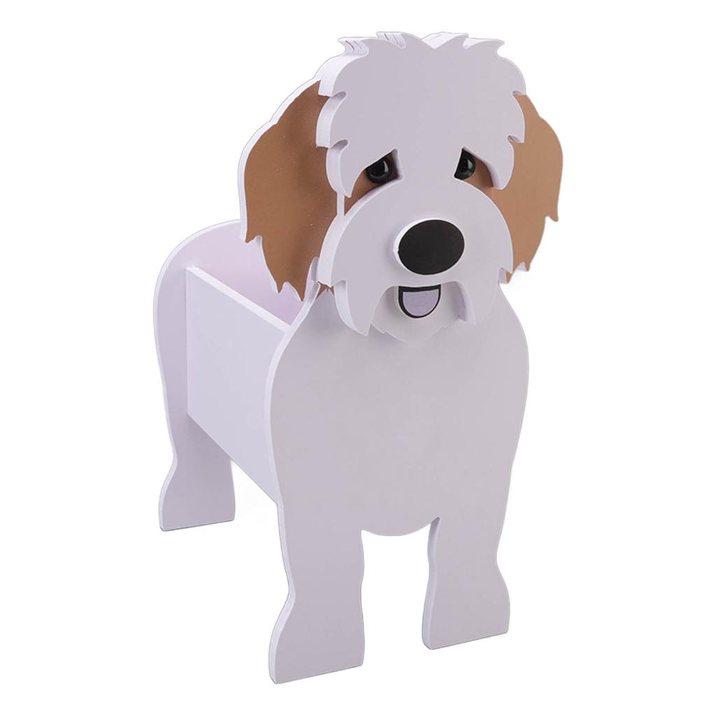 Urocza Doniczka Pies Kształt Psa Doniczka Rękodzieło Pojemnik na Rośliny Uchwyt na Zewnątrz Wewnątrz