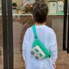 Adorable Cartoon Car Children's Chest Bag Lightweight Nylon Snack Pouch For Kids