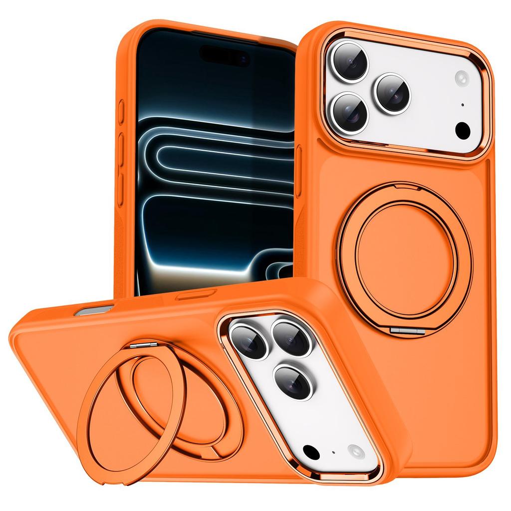 Applicable to iPhone17ProMax escape armor 360 bracket magnetic mobile phone case Apple 16Pro anti-drop 15 protective case