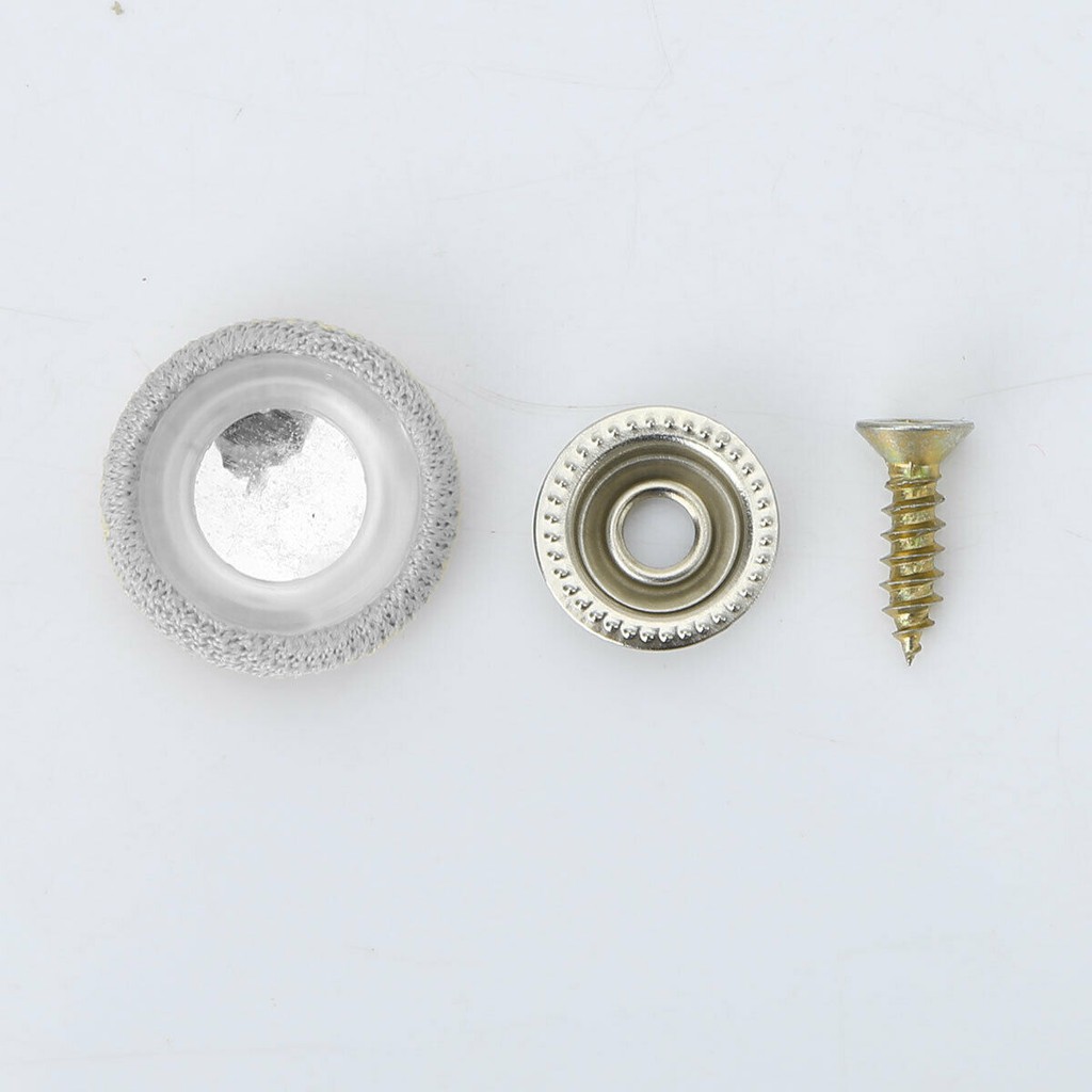60Pcs/Set Car Roof Buckles Lining Repair Kit Snap Rivets Car Roof Repair Button Fixing Buckle With Screws For Truck/Car/Van