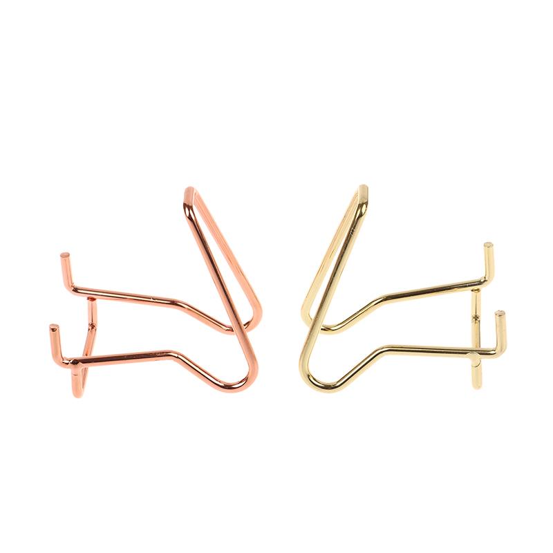 1Pc Metal Arm Display Stand Easel For Gemstone Mineral Home Decor Minerals Fossils Rocks Geode Display Stands Holder