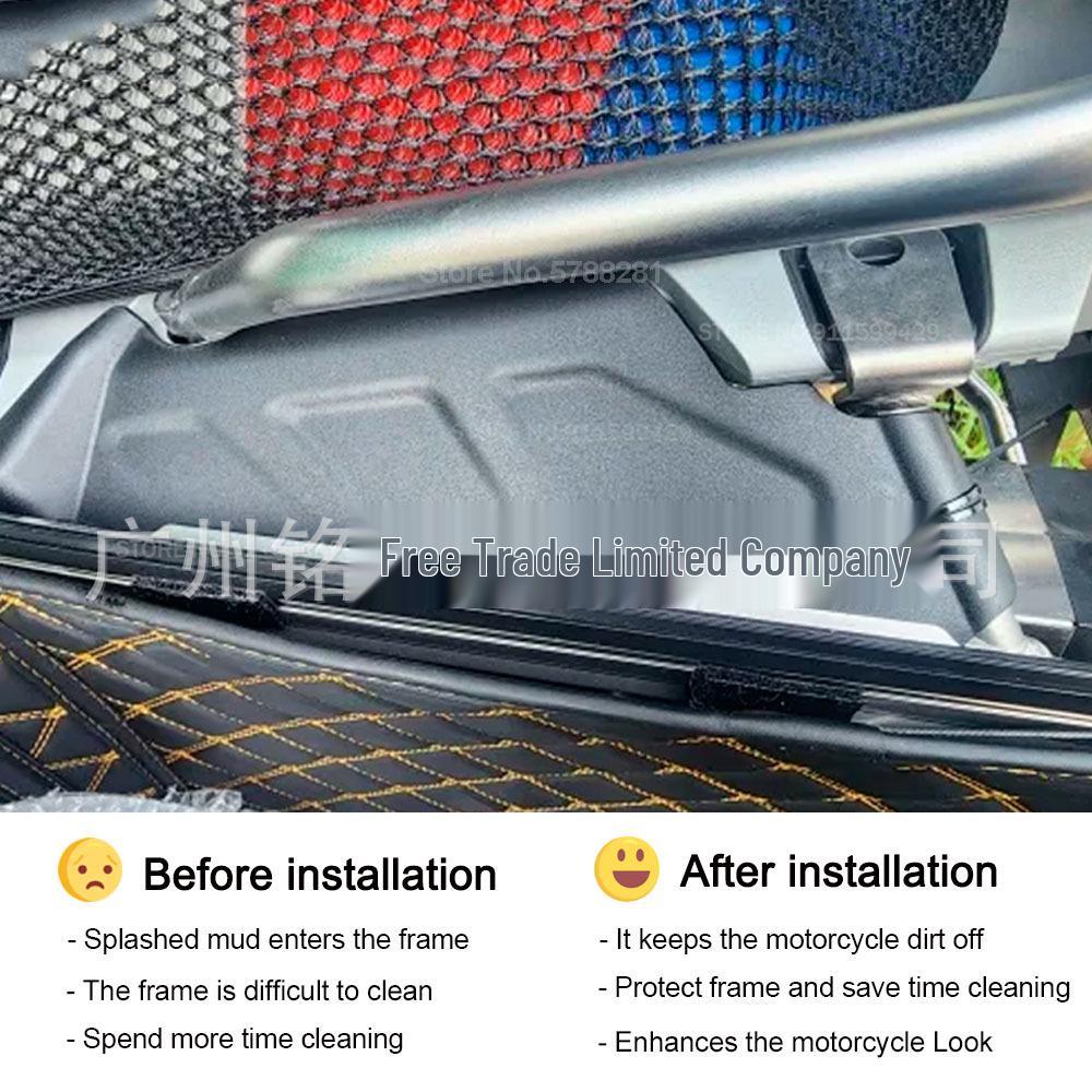 BMW R1200/R1250 GS ADV Seitenkofferhalterung Schutzblech Gepäckträgerabdeckung
