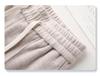 2024 New Beige Wool Blend Women's Wide-Leg Pants - Autumn/Winter Casual Straight-Leg Style