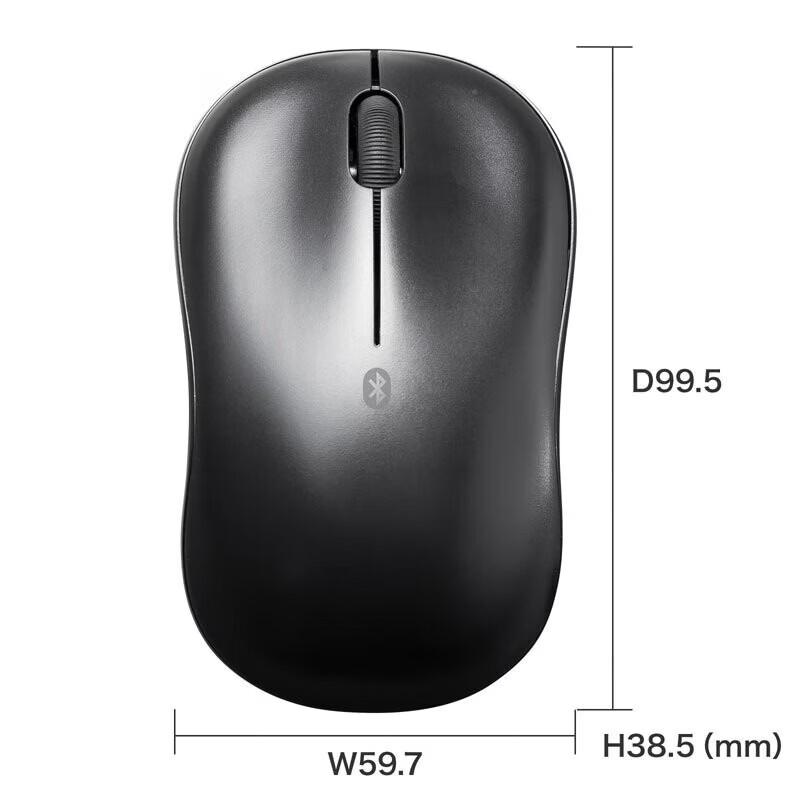 SANWA Portable Symmetrical Bluetooth 5.0 Office Mouse