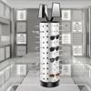 BYMAOCAR 44-Pair Eyeglass Frame, Rotating Sunglasses Display Stand for Store, Freestanding Rotating Eyeglass Stand with Mirror