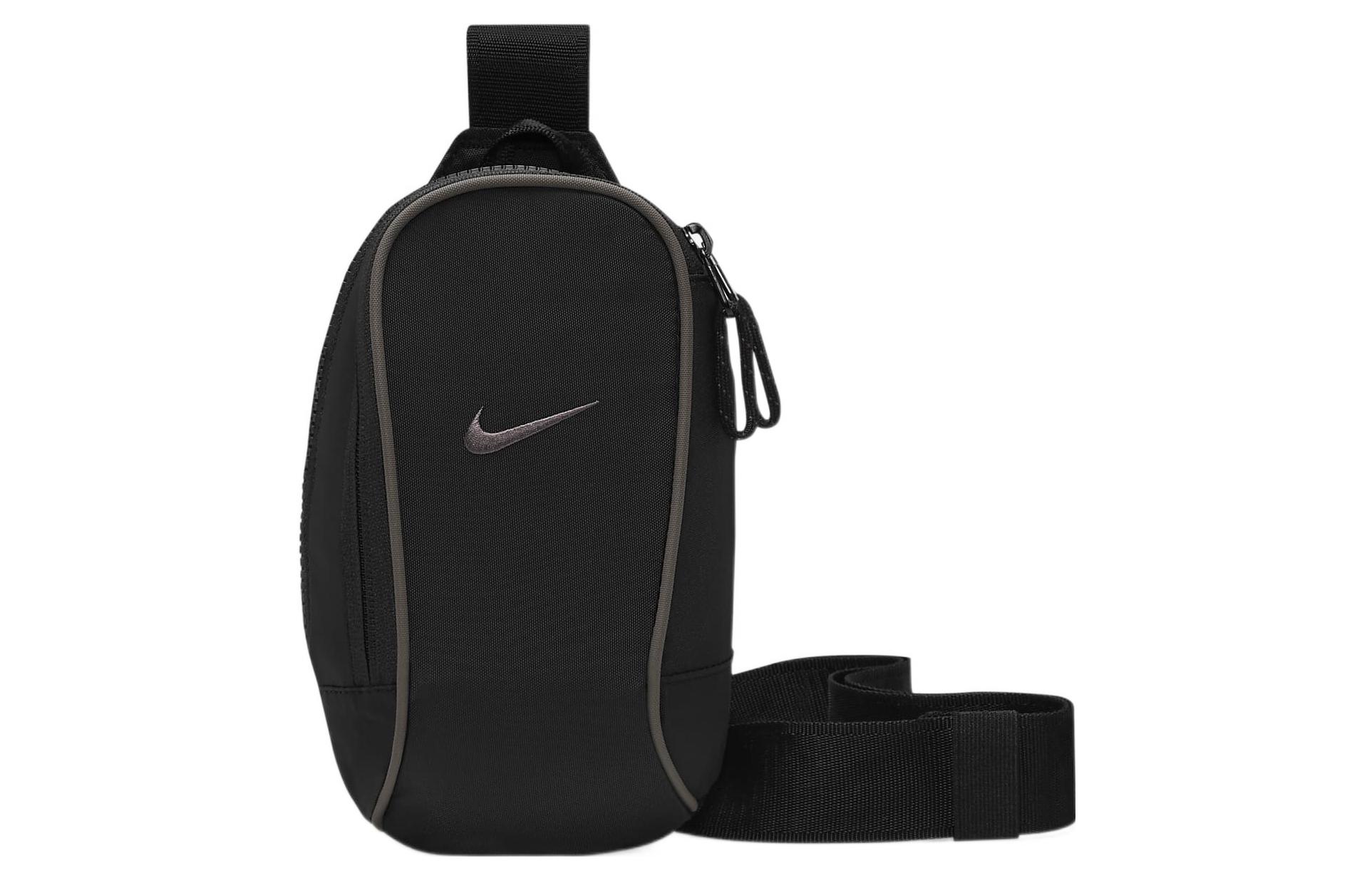 Nike Sportswear Essentials Nylon Sling Bag Regular Unisex Pure Black/Ore Gray DJ9794-010