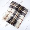 Autumn and winter Christmas cashmere plaid scarf women's circle yarn Ankara red versatile shawl high-end scarf