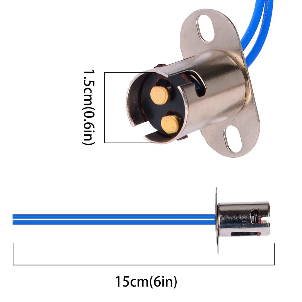 YUNPICAR BAY15D 1157 LED Bulb Socket Car Lamp Holder One