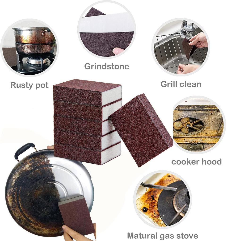 Magic Sponge Removing Rust Nano Eraser Cleaning Sponge Brush Dish Pot Emery Descaling Rub Pots Carborundum Kitchen Tools Gadgets