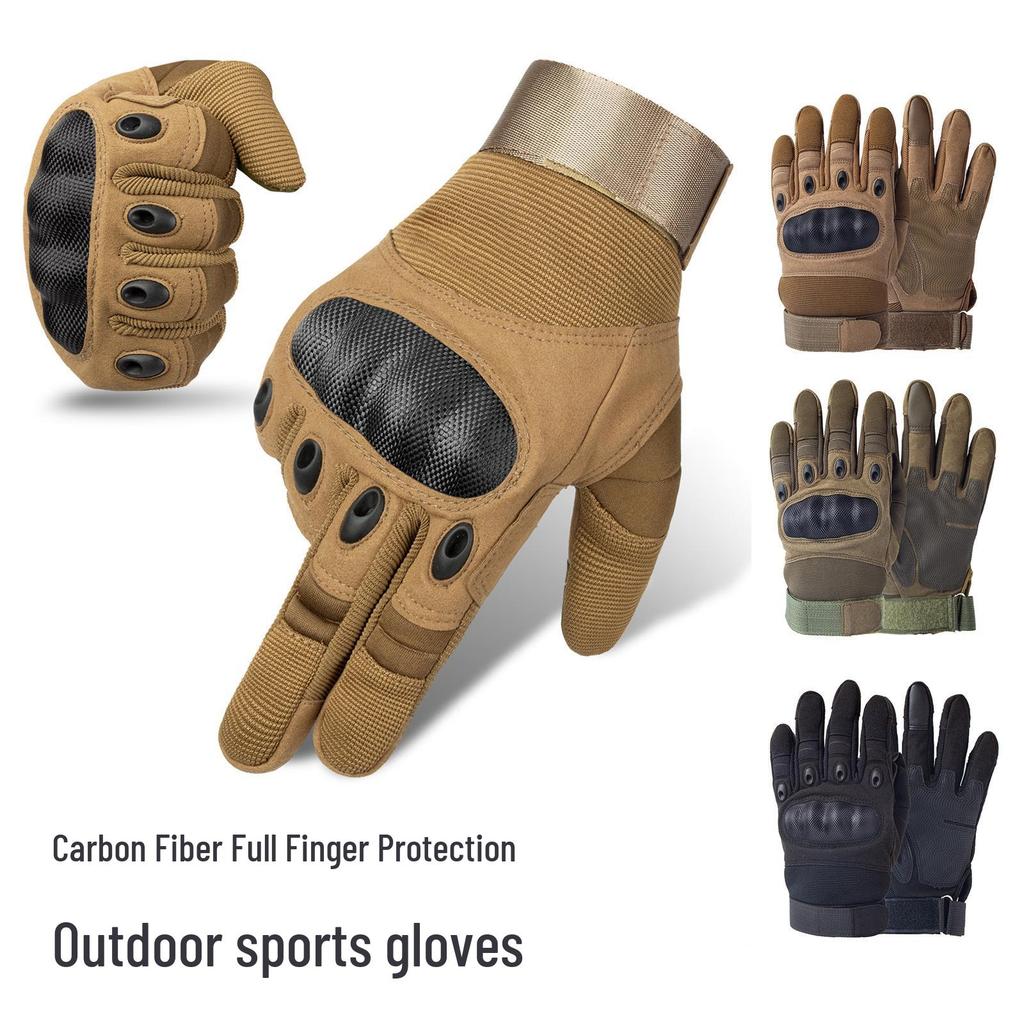 Black Hawk Tactical Touchscreen Combat Gloves - Full Finger, Anti-slip, Wear-resistant Men's Special Forces Gloves