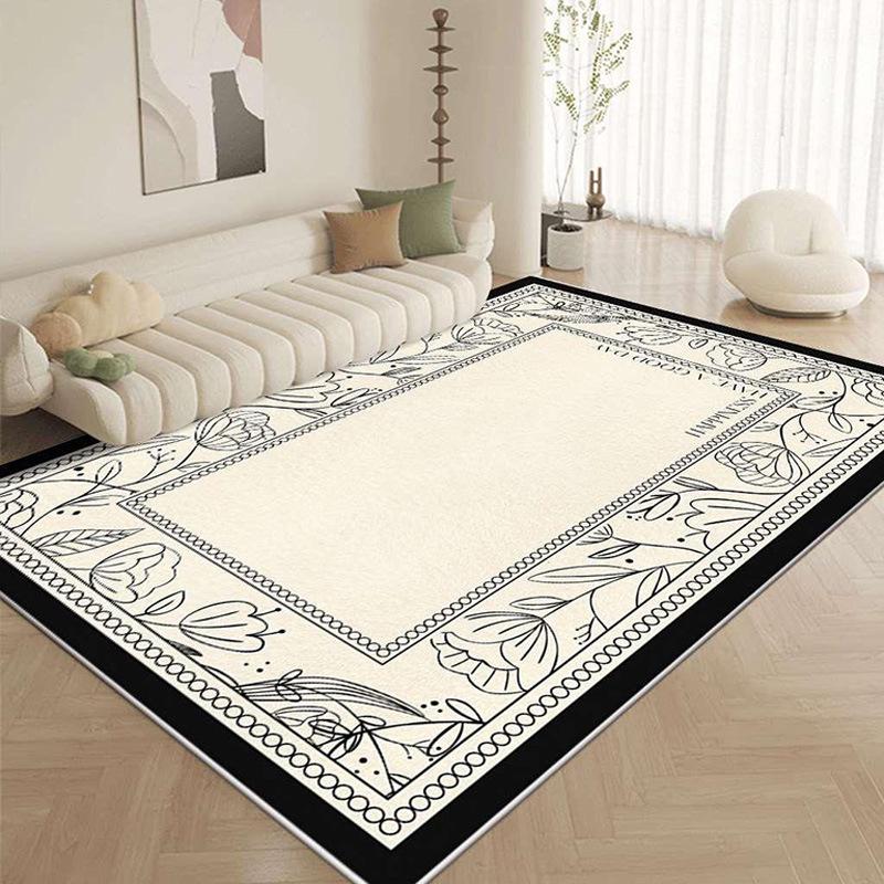 

Ковер Гостиная Диван Журнальный столик Ковер Бытовой Большая площадь Противоскользящий Прикроватный ковер 80 * 120cm