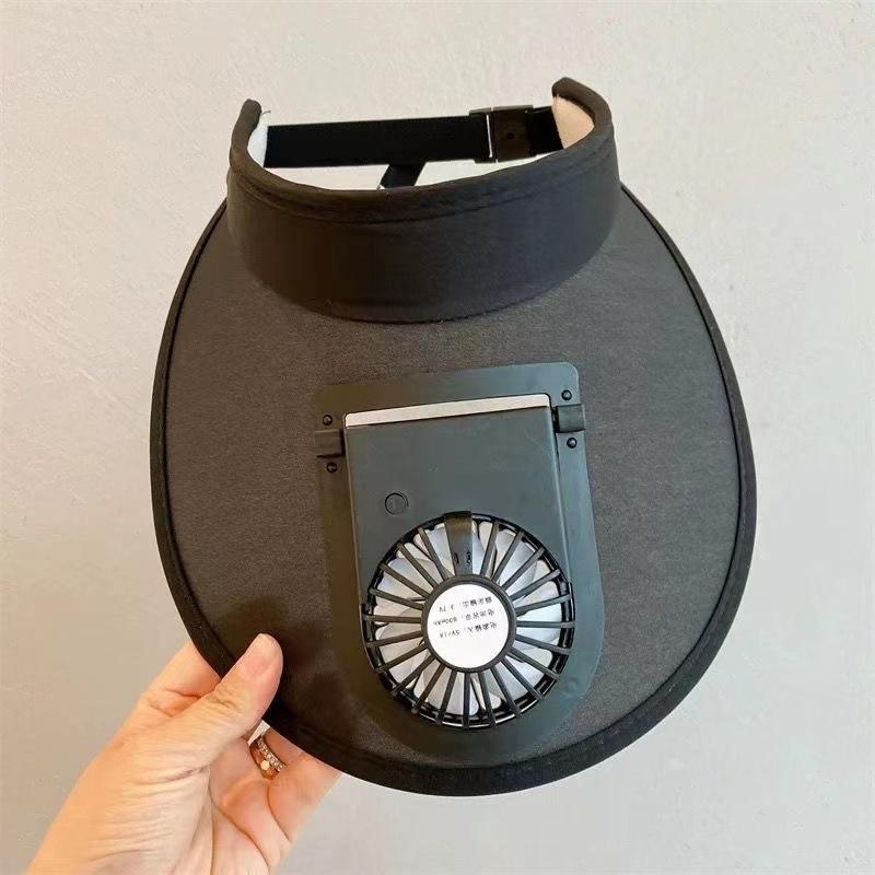 

Сонячний капелюх з вентилятором, що заряджається від USB Adjustable