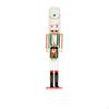Nutcracker Guard Christmas Figurine Traditional for Mantel, Bookshelf R3301