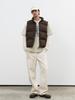Generalidea Unisex Nylon Padded Vest [Brown] / Sbe3U08009